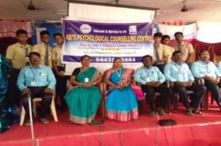 AWARENESS PROGRAM ON STRESS MANAGEMENT  Our Abis Educational Trust President Mrs.M.Arulsubila conducted this program at Periyar Centenary Memorial Matriculation Hr.Sec.School Trichy-21. for school children.  More than 500 students were benefitted.